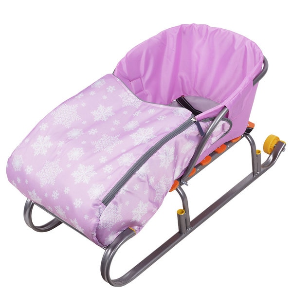 Husa sac pentru sanie, Roz