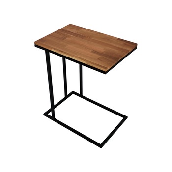 Masuta laterala SIMPLY mad, metal/ lemn de stejar, industrial, maro/negru, 60x 40 x 70 cm Masuta laterala SIMPLY mad, metal/ lemn de stejar, industrial, maro/negru, 60x 40 x 70 cm