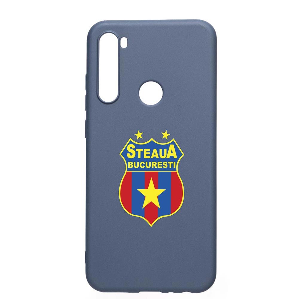 Husa Xiaomi Redmi Note 8T, Football, Steaua, rezistenta la uzura, anti-alunecare, din silicon Premium, AlaskanBlue, AB230
