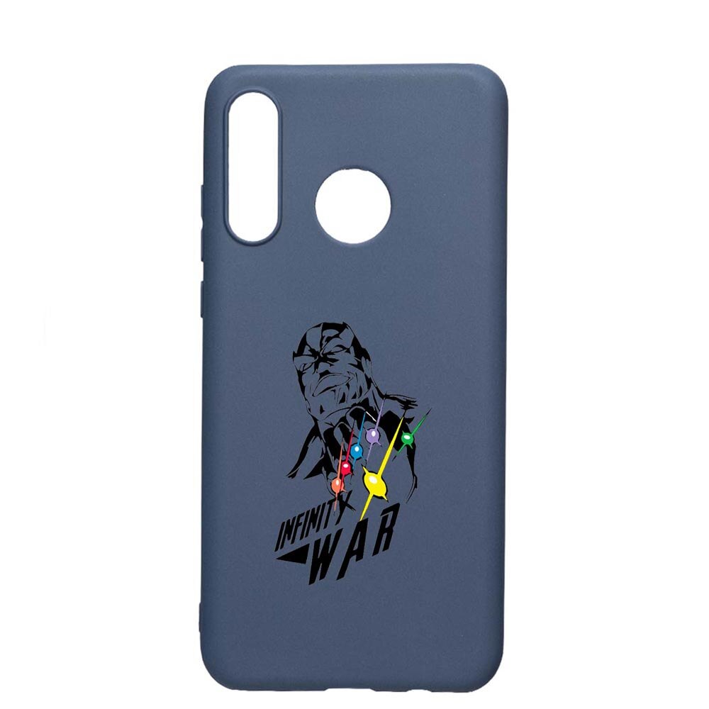 Husa Huawei P30 Lite, Avangers, rezistenta la uzura, anti-alunecare, din silicon Premium, AlaskanBlue, AB242