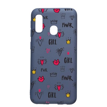 Husa Samsung Galaxy A20e, Girl Power, rezistenta la uzura, anti-alunecare, din silicon Premium, AlaskanBlue, AB249 Husa Samsung Galaxy A20e, Girl Power, rezistenta la uzura, anti-alunecare, din silicon Premium, AlaskanBlue, AB249