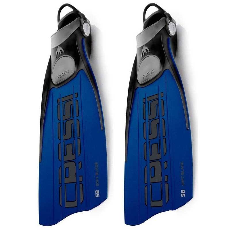 Labe inot si scufundari Cressi ARA EBS, albastru, S/M (7/8)