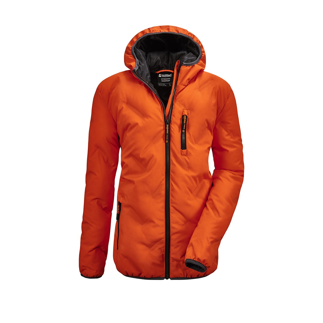 Jacheta Lynge BYS Quilted JCKT Killtec, Portocaliu, Marime 152