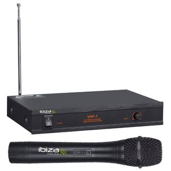 Microfon wireless 203.5MHz Ibiza Microfon wireless 203.5MHz Ibiza