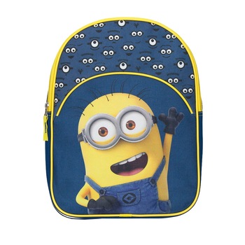 Ghiozdan copii Minions - Bob the Minion, multicolor, inaltime 32 cm Ghiozdan copii Minions - Bob the Minion, multicolor, inaltime 32 cm