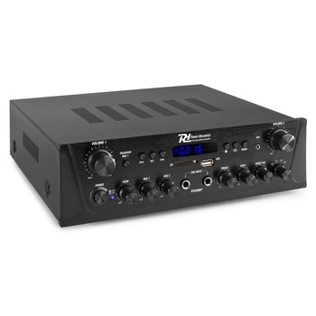Amplificator audio cu 2 canale, 2x50W RMS, Power Dynamics PV220BT Amplificator audio cu 2 canale, 2x50W RMS, Power Dynamics PV220BT