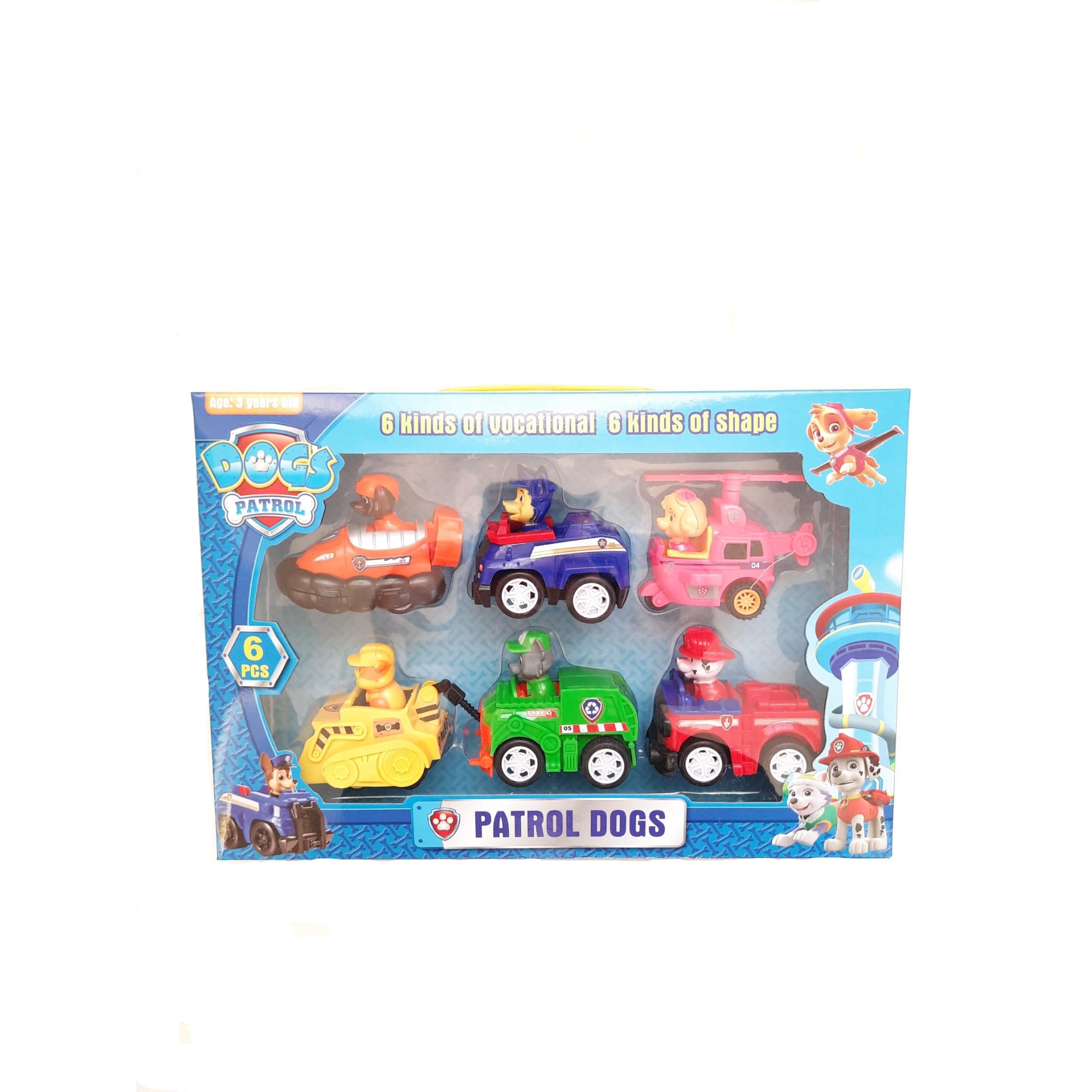 Set masinute cu figurine, Patrula catelusilor, Funny Party Shop