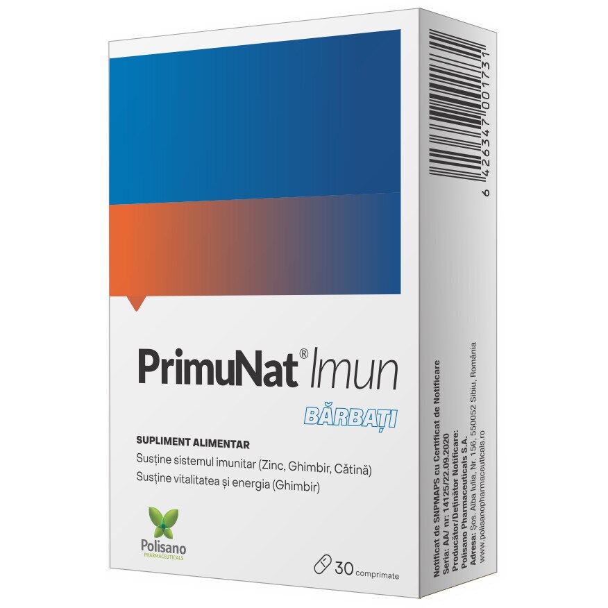 PrimuNat Imun Barbati 2*15 comprimate