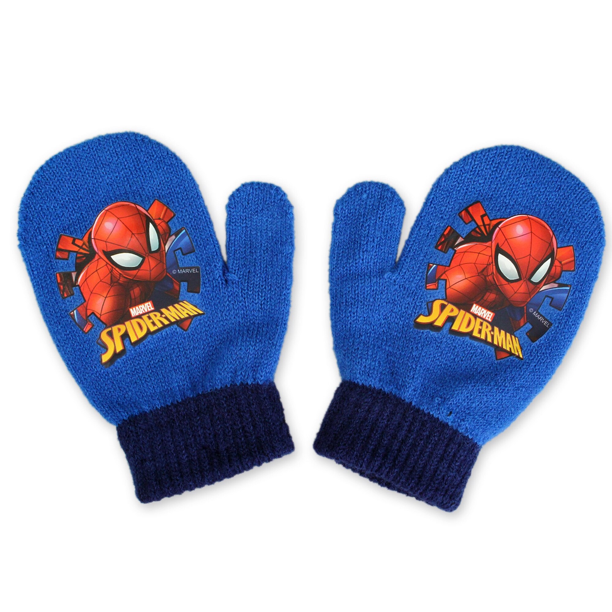 Manusi pentru baieti Setino Spider Man SP-A-GLOVES-31AL, Albastru, Universal