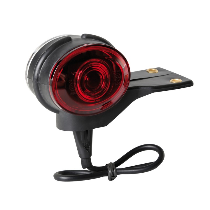 Lampa gabarit camion stanga Ilumia Lampa, cu 2 LED-uri, 24V, alb/rosu