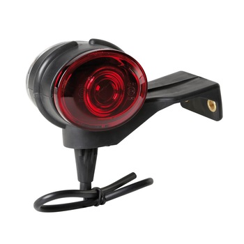 Lampa gabarit camion stanga Ilumia Lampa, cu prindere L, 2 LED-uri, 24V, alb/rosu Lampa gabarit camion stanga Ilumia Lampa, cu prindere L, 2 LED-uri, 24V, alb/rosu