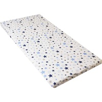 Cearsaf cu elastic stelute alb in patut 120 x 60 cm