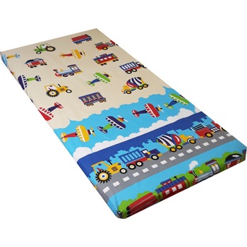 Cearsaf cu elastic avioane in patut 120 x 60 cm Cearsaf cu elastic avioane in patut 120 x 60 cm