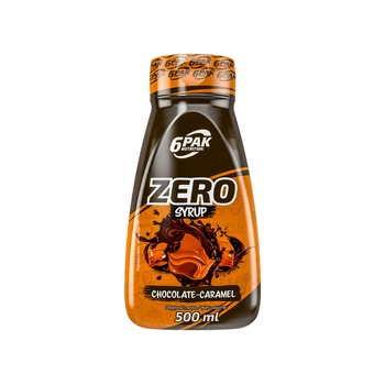 Sirop 6PAK Nutrition ZERO fara grasimi si fara zahar 500ml Ciocolata-Caramel Sirop 6PAK Nutrition ZERO fara grasimi si fara zahar 500ml Ciocolata-Caramel