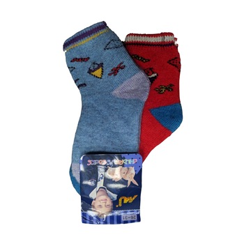 Set 2 perechi Sosete copii din Lana 26 31 Multicolor Set 2 perechi Sosete copii din Lana 26 31 Multicolor