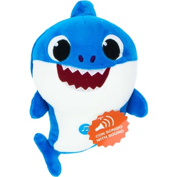 Jucarie de plus muzicala Baby Shark, inaltime 36 cm, albastru Jucarie de plus muzicala Baby Shark, inaltime 36 cm, albastru