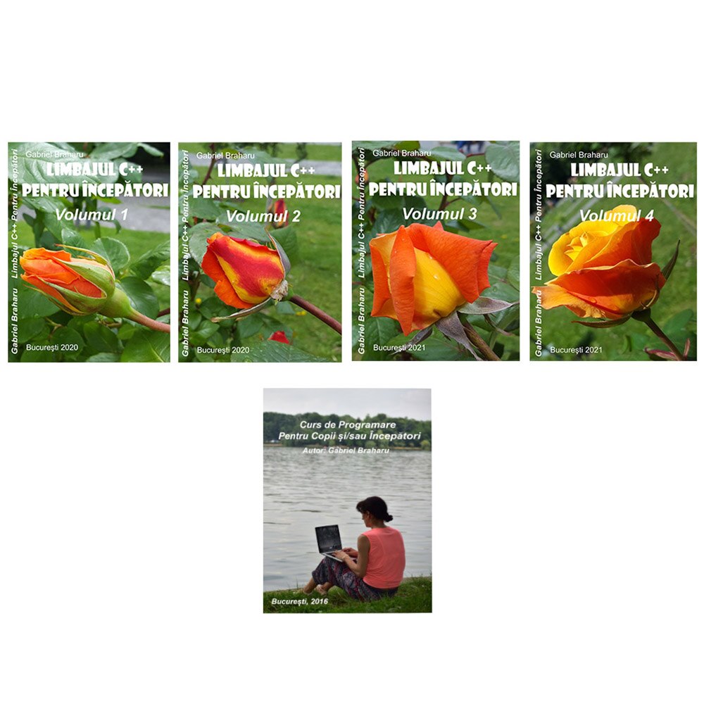 Set de 5 Carti Programare Incepatori (7), Gabriel Braharu, Colectia 