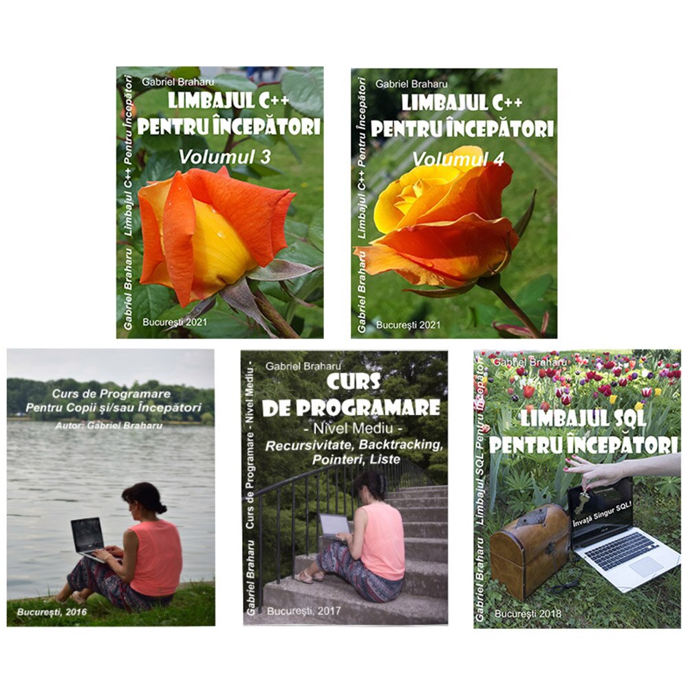 Set de 5 Carti Programare Incepatori (5), Gabriel Braharu, Colectia 
