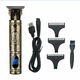 Aparat de tuns Conturare, Trimmer Modele Hair Styling Profesional, Gold, incarcare usb cu afisaj V-228 Telemag®