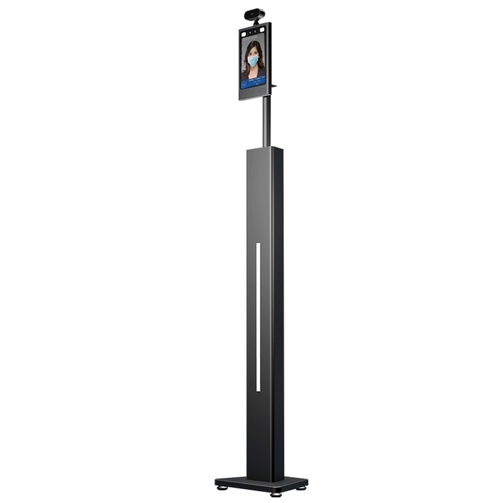Termoscanner Thermostand, masurare temperatura si recunoastere faciala, model stand pe podea
