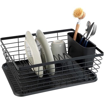 Tava de scurgere pentru vase DRIP, 36 x 30 cm, negru, WENKO Tava de scurgere pentru vase DRIP, 36 x 30 cm, negru, WENKO