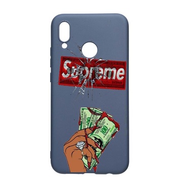 Husa Huawei P20 Lite, Supreme, Money, rezistenta la uzura, anti-alunecare, din silicon Premium, AlaskanBlue, AB257 Husa Huawei P20 Lite, Supreme, Money, rezistenta la uzura, anti-alunecare, din silicon Premium, AlaskanBlue, AB257