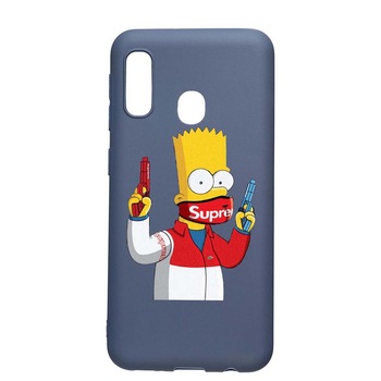 Husa Samsung Galaxy A20e, Supreme, The Simpsons, rezistenta la uzura, anti-alunecare, din silicon Premium, AlaskanBlue, AB270 Husa Samsung Galaxy A20e, Supreme, The Simpsons, rezistenta la uzura, anti-alunecare, din silicon Premium, AlaskanBlue, AB270