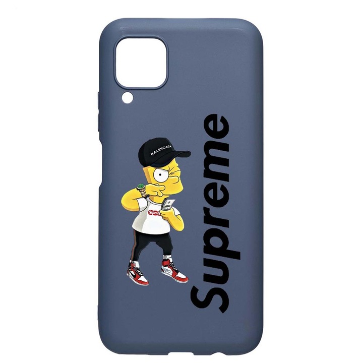 Huawei P40 Lite Supreme The Simpsons kopásálló csúszásgátló prémium szilikon tok AlaskanBlue AB258