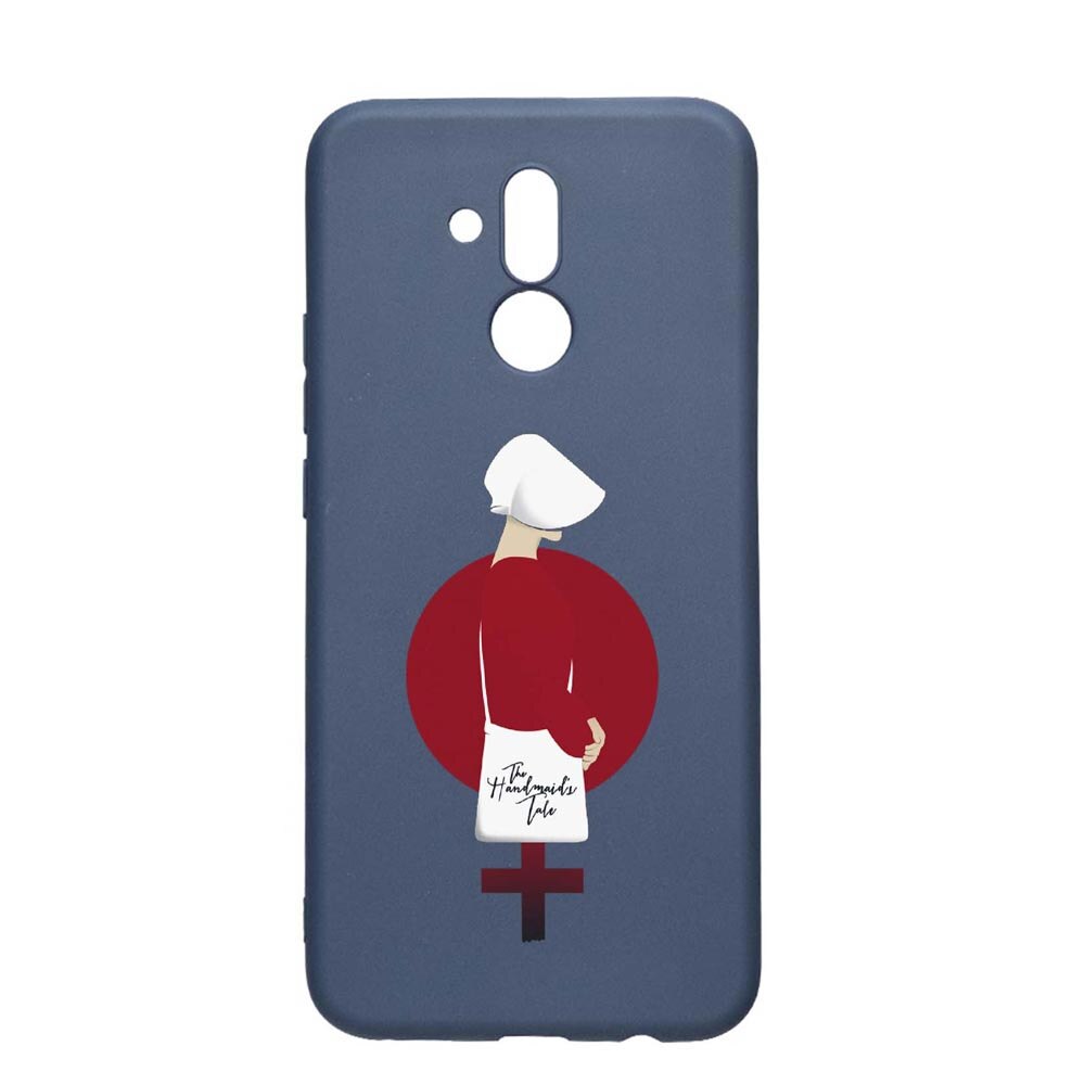 Husa Huawei Mate 20 Lite, The Handmaid's Tale, rezistenta la uzura, anti-alunecare, din silicon Premium, AlaskanBlue, AB283