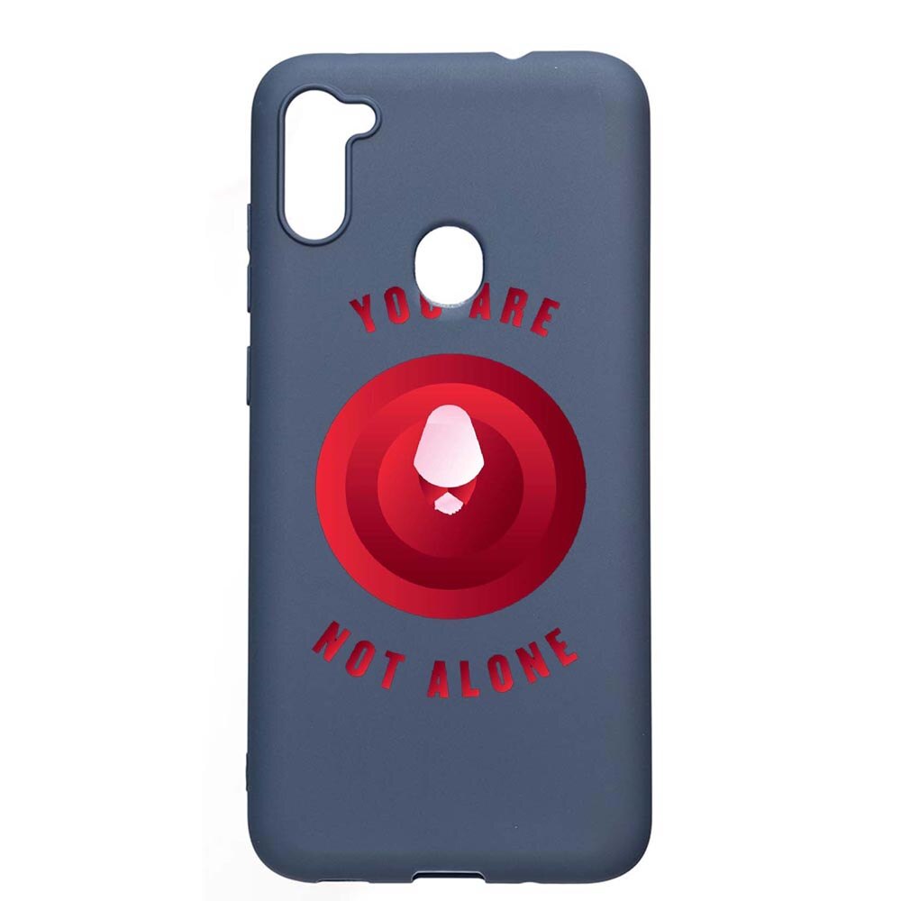 Husa Samsung Galaxy A11, The Handmaid's Tale, rezistenta la uzura, anti-alunecare, din silicon Premium, AlaskanBlue, AB284