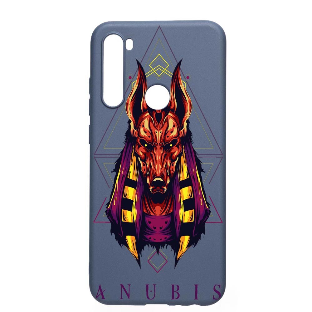 Husa Xiaomi Redmi Note 8T, Anubis, rezistenta la uzura, anti-alunecare, din silicon Premium, AlaskanBlue, AB286