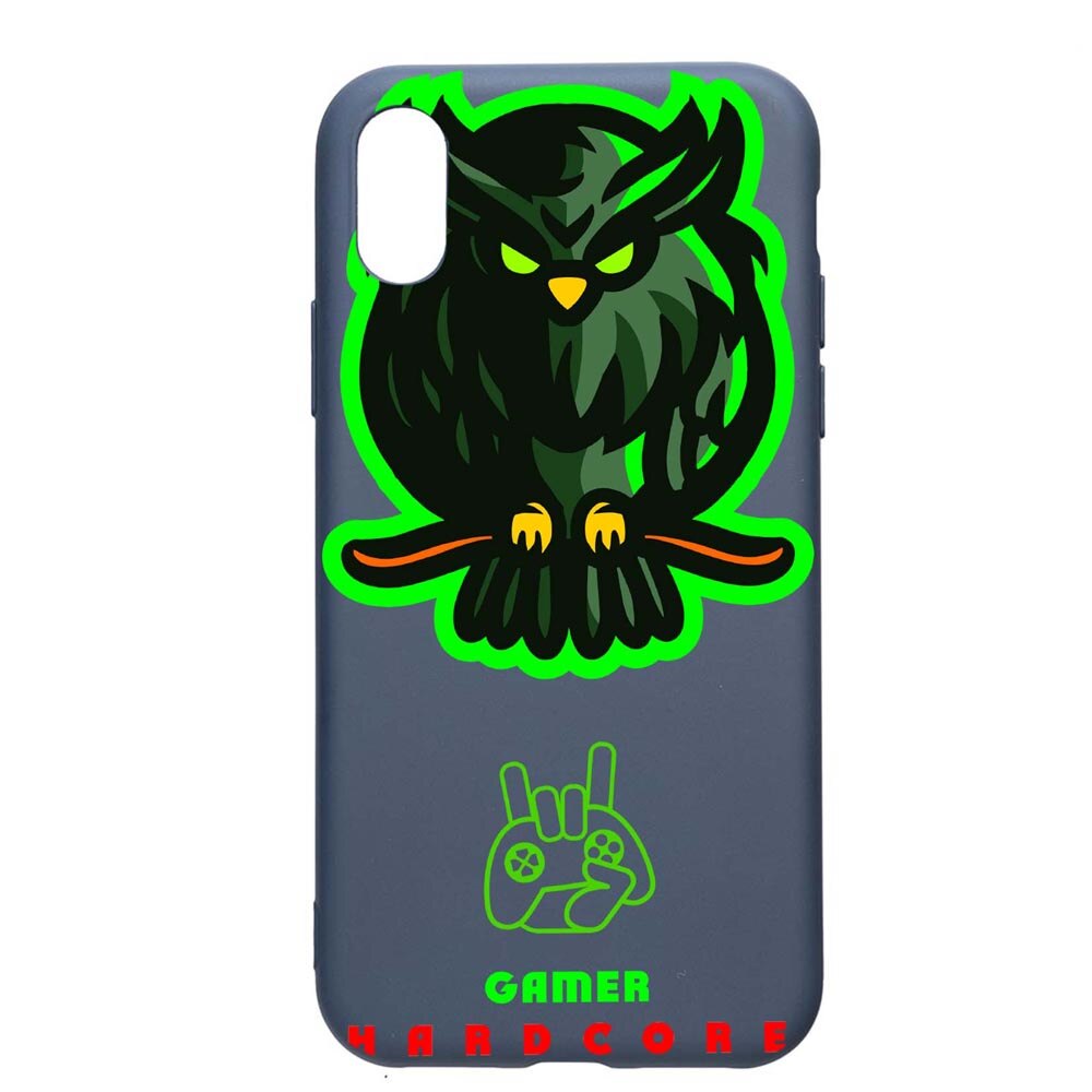 Husa Apple iPhone XR, Gamers, Hardcore, rezistenta la uzura, anti-alunecare, din silicon Premium, AlaskanBlue, AB288