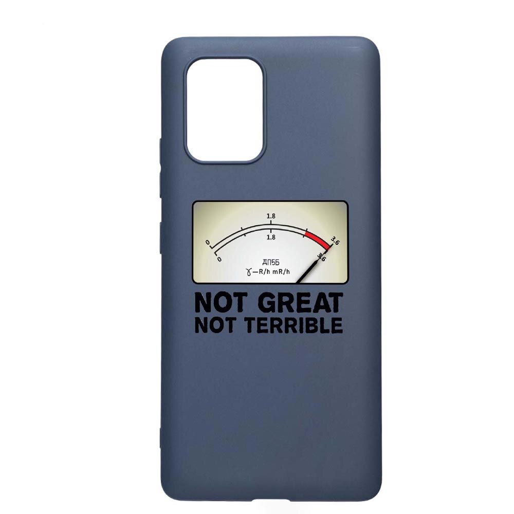 Husa Samsung Galaxy S10 Lite / A91, Chernobyl, rezistenta la uzura, anti-alunecare, din silicon Premium, AlaskanBlue, AB276