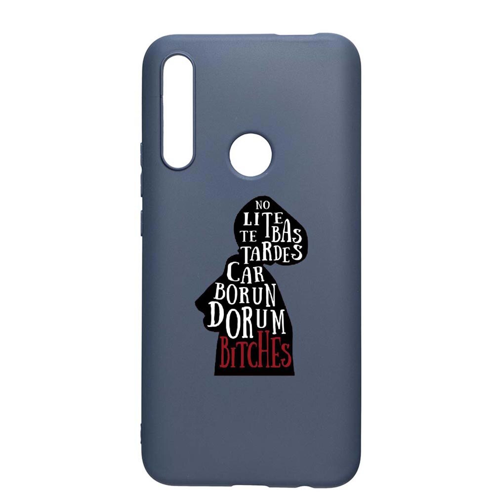 Husa Huawei P Smart Z, The Handmaid's Tale, rezistenta la uzura, anti-alunecare, din silicon Premium, AlaskanBlue, AB282