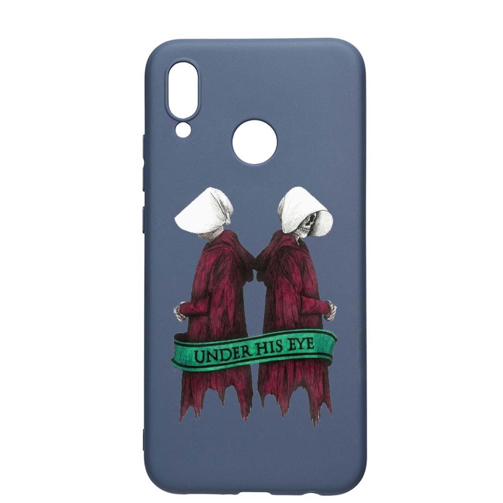 Husa Xiaomi Redmi 7, The Handmaid's Tale, rezistenta la uzura, anti-alunecare, din silicon Premium, AlaskanBlue, AB291