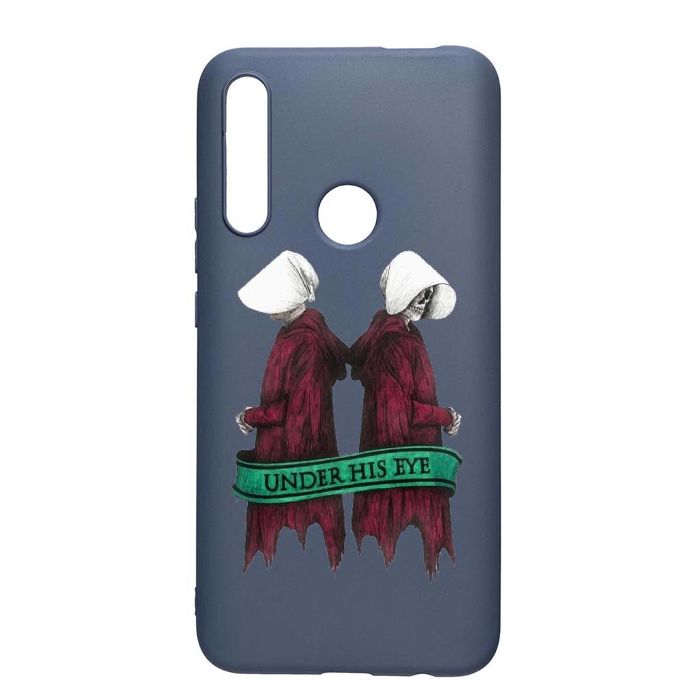 Husa Huawei P Smart Z, The Handmaid's Tale, rezistenta la uzura, anti-alunecare, din silicon Premium, AlaskanBlue, AB291