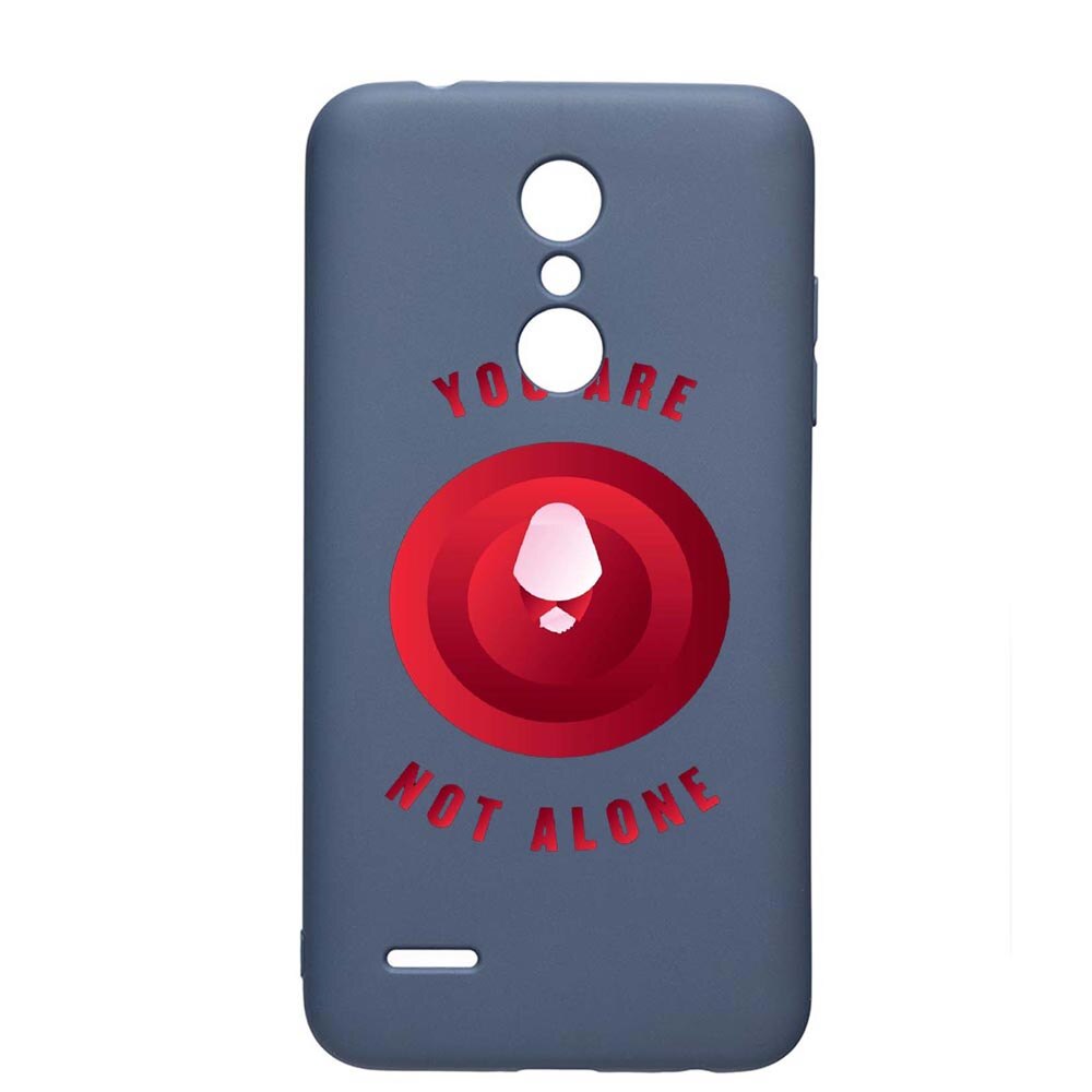 Husa LG K11 / K11 Plus / K10 2018, The Handmaid's Tale, rezistenta la uzura, anti-alunecare, din silicon Premium, AlaskanBlue, AB284