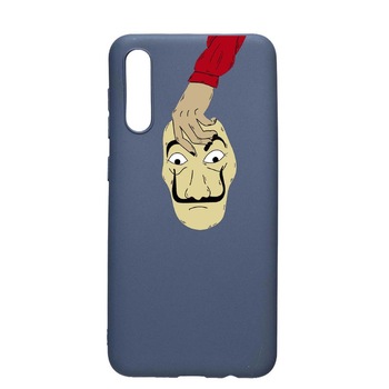 Husa Samsung Galaxy A50, La Casa De Papel, rezistenta la uzura, anti-alunecare, din silicon Premium, AlaskanBlue, AB295 Husa Samsung Galaxy A50, La Casa De Papel, rezistenta la uzura, anti-alunecare, din silicon Premium, AlaskanBlue, AB295