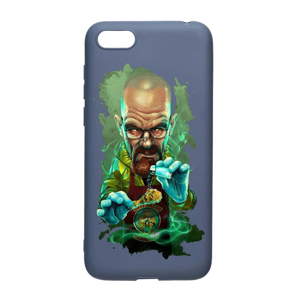 Husa Xiaomi Redmi 6A, Breaking Bad, rezistenta la uzura, anti-alunecare, din silicon Premium, AlaskanBlue, AB367