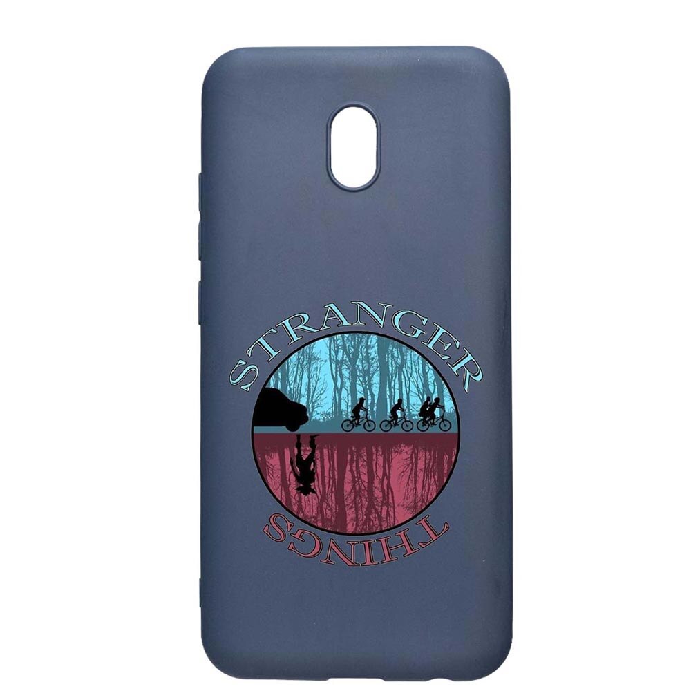 Husa Xiaomi Redmi 8A, Stranger Things, rezistenta la uzura, anti-alunecare, din silicon Premium, AlaskanBlue, AB368