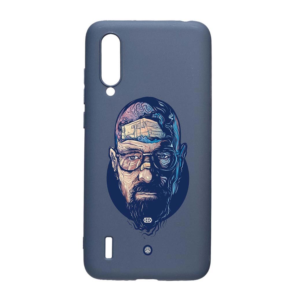 Husa Xiaomi Mi A3 Lite, Breaking Bad, rezistenta la uzura, anti-alunecare, din silicon Premium, AlaskanBlue, AB359
