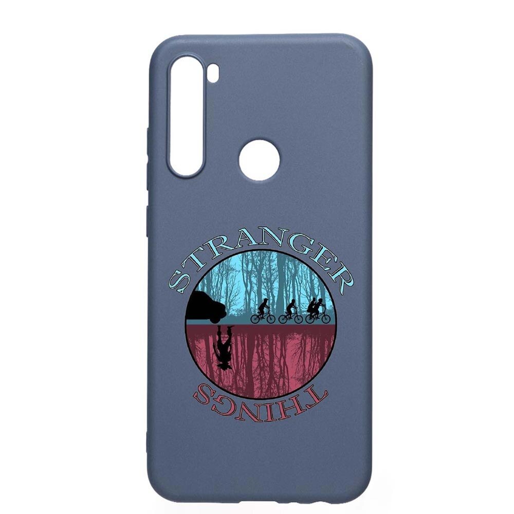 Husa Xiaomi Redmi Note 8T, Stranger Things, rezistenta la uzura, anti-alunecare, din silicon Premium, AlaskanBlue, AB368