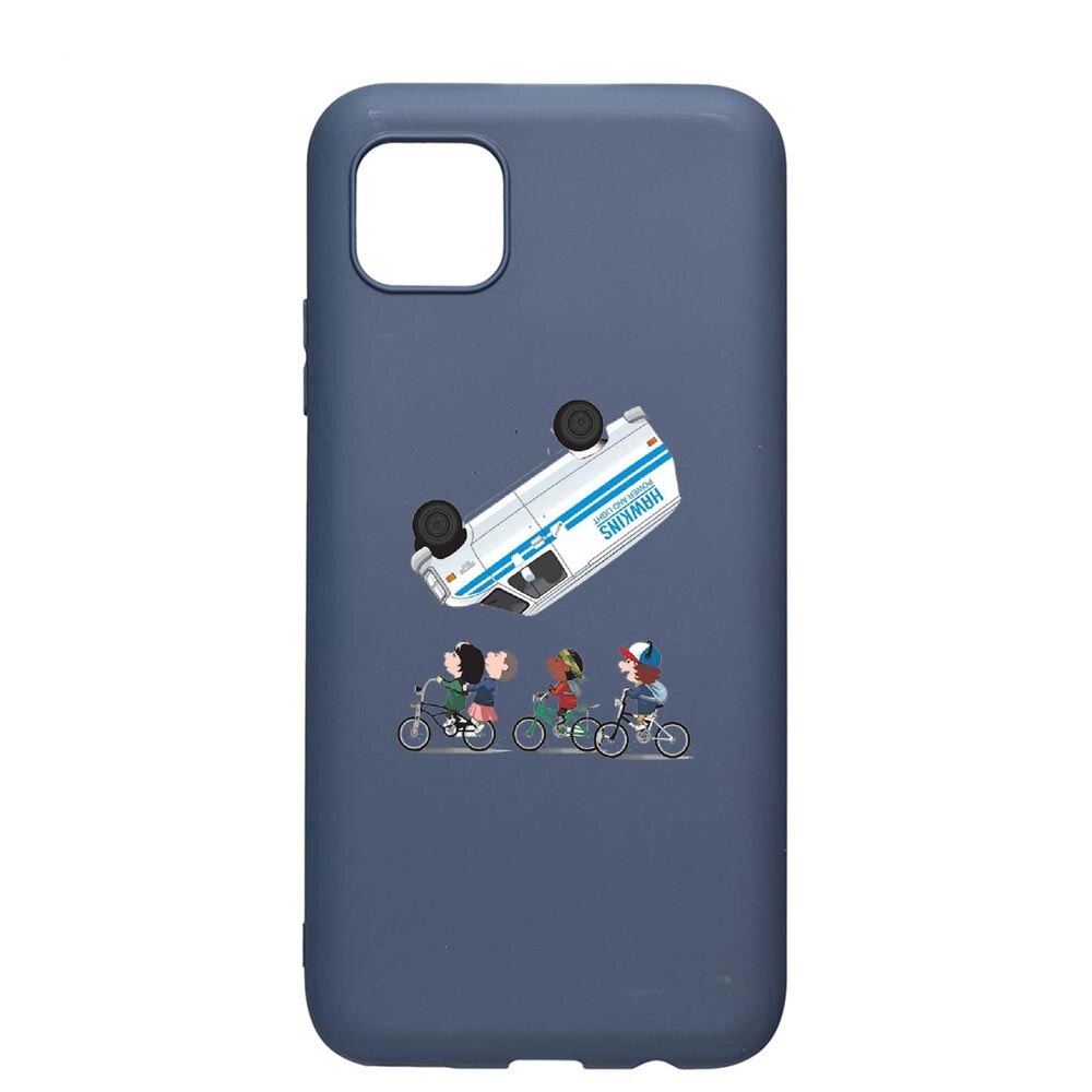 Husa Apple iPhone 11 Pro Max, Stranger Things, rezistenta la uzura, anti-alunecare, din silicon Premium, AlaskanBlue, AB370