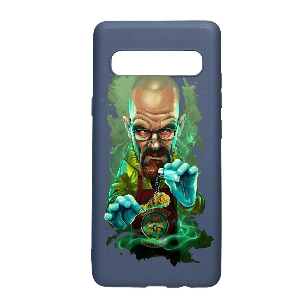 Husa Samsung Galaxy S10 5G, Breaking Bad, rezistenta la uzura, anti-alunecare, din silicon Premium, AlaskanBlue, AB367