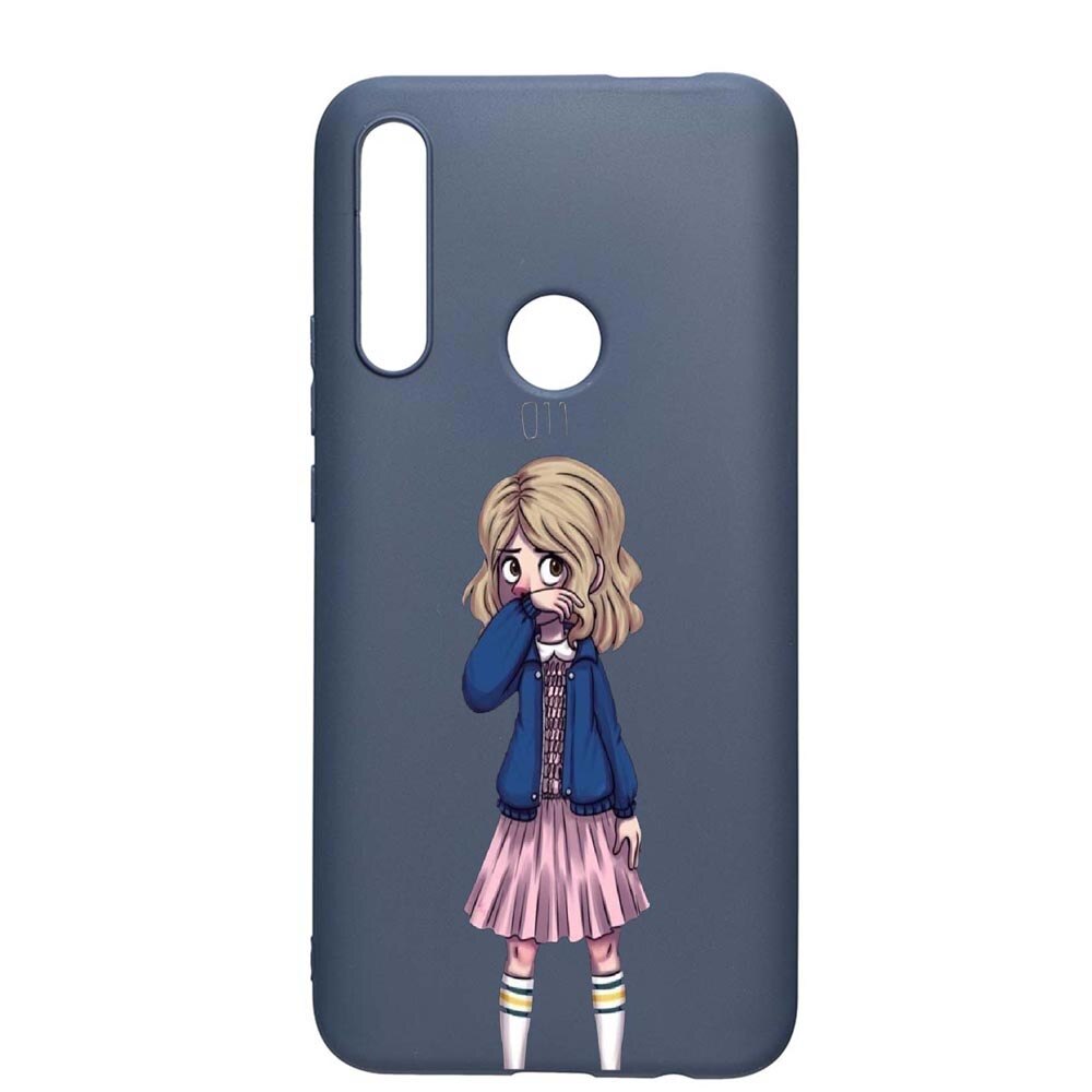 Husa Huawei P Smart Z, Stranger Things, rezistenta la uzura, anti-alunecare, din silicon Premium, AlaskanBlue, AB371