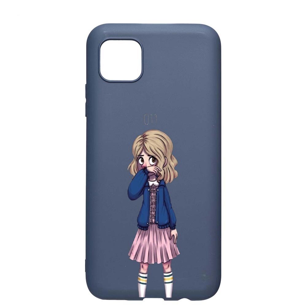 Husa Apple iPhone 11 Pro Max, Stranger Things, rezistenta la uzura, anti-alunecare, din silicon Premium, AlaskanBlue, AB371