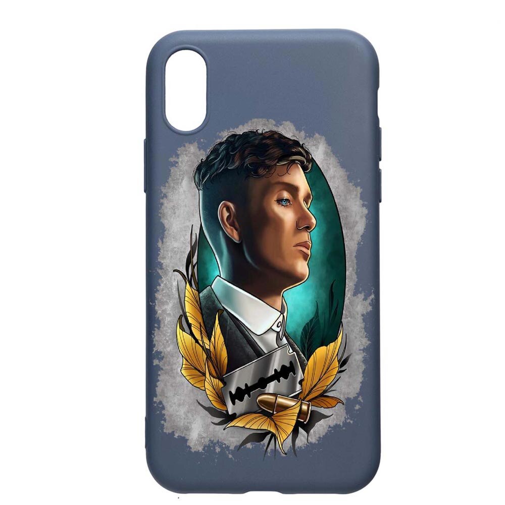 Husa Apple iPhone XR, Peaky Blinders, rezistenta la uzura, anti-alunecare, din silicon Premium, AlaskanBlue, AB384