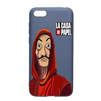 Husa Huawei Y5 2018, La Casa De Papel, rezistenta la uzura, anti-alunecare, din silicon Premium, AlaskanBlue, AB389 Husa Huawei Y5 2018, La Casa De Papel, rezistenta la uzura, anti-alunecare, din silicon Premium, AlaskanBlue, AB389