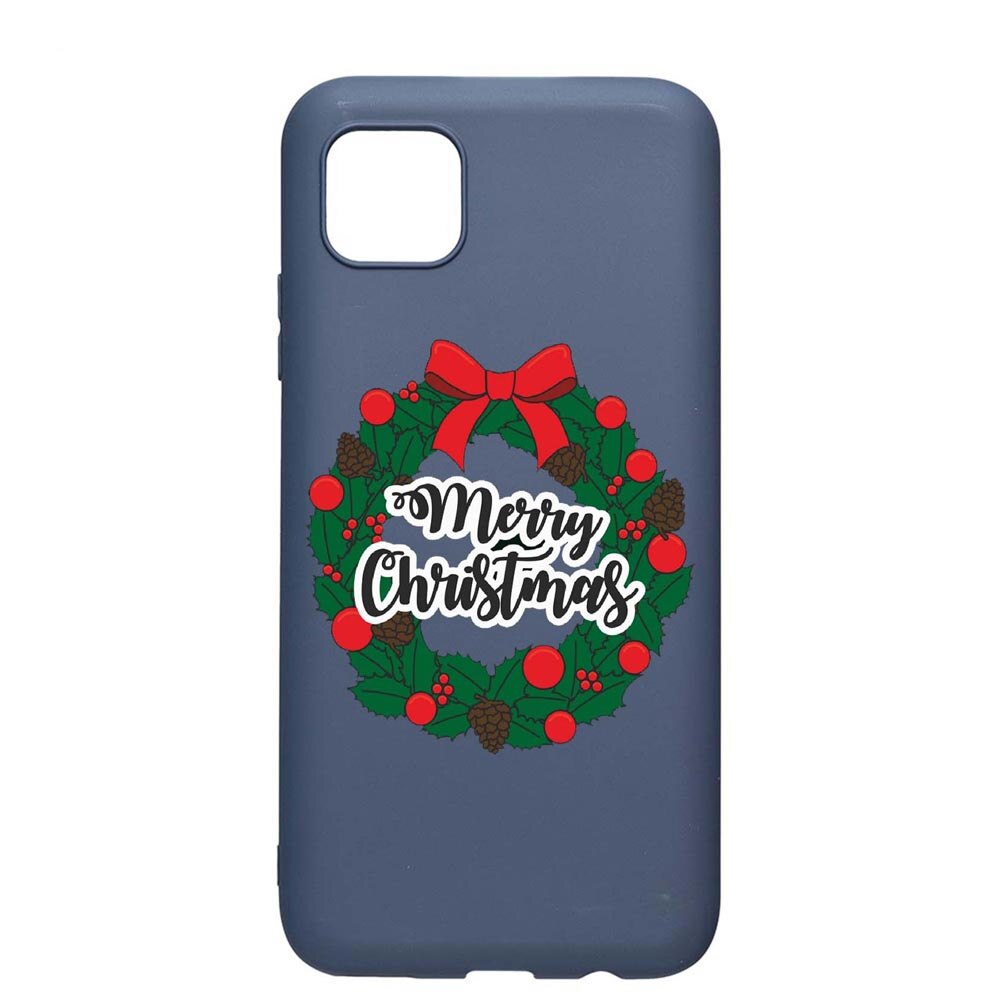Husa Apple iPhone 11 Pro Max, Merry Xmas, rezistenta la uzura, anti-alunecare, din silicon Premium, AlaskanBlue, AB346