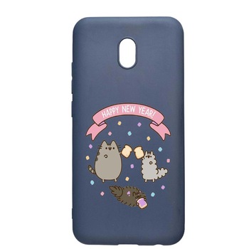 Husa Xiaomi Redmi 8A, Happy New Year, rezistenta la uzura, anti-alunecare, din silicon Premium, AlaskanBlue, AB356 Husa Xiaomi Redmi 8A, Happy New Year, rezistenta la uzura, anti-alunecare, din silicon Premium, AlaskanBlue, AB356